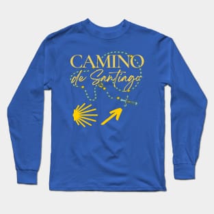 Camino de Santiago for Catholics Rosary Long Sleeve T-Shirt